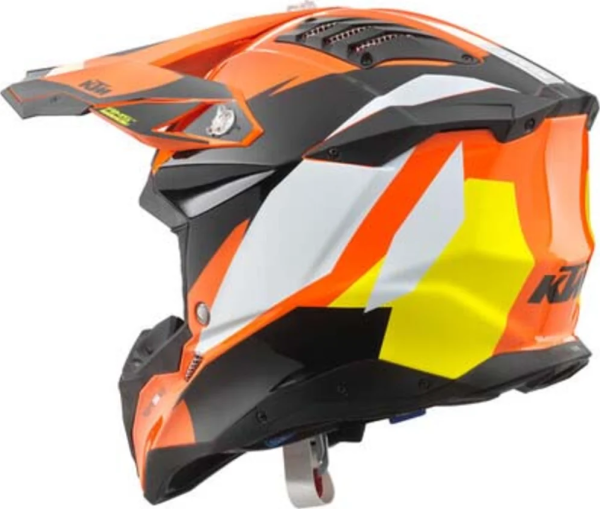 KTM AVIATOR 3 sisak – sárga/narancs/fekete/fehér, L-es méret (59–60), 2, nordicamoto.ro