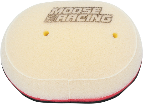 MOOSE RACING légszűrő, fehér, sárga, 2, nordicamoto.ro
