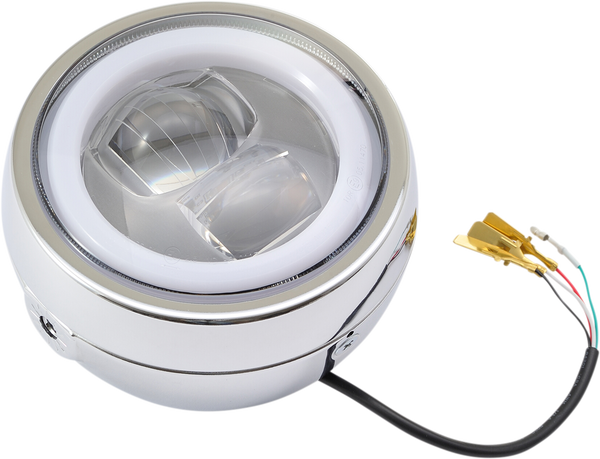 Headlight Capsule Chrome, 1, nordicamoto.ro