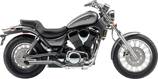 Complete Slip-on Muffler For Metric Cruisers Chrome, 1, nordicamoto.ro