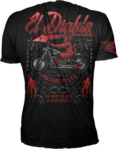 El Diablo T-shirt Black 4XL, 1, nordicamoto.ro