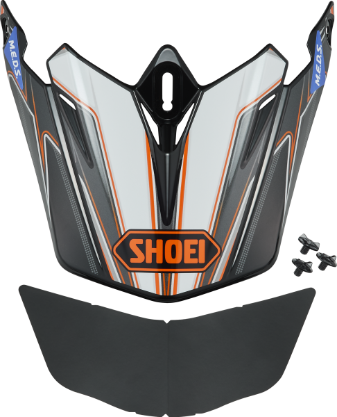 SHOEI VFW06/VFWR sisak – szürke / piros / fekete, 17, nordicamoto.ro