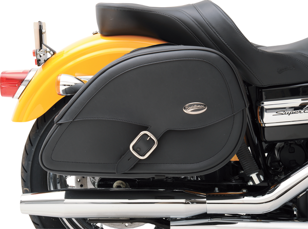 Drifter Teardrop Saddlebags With Shock Cutaway Black, 1, nordicamoto.ro