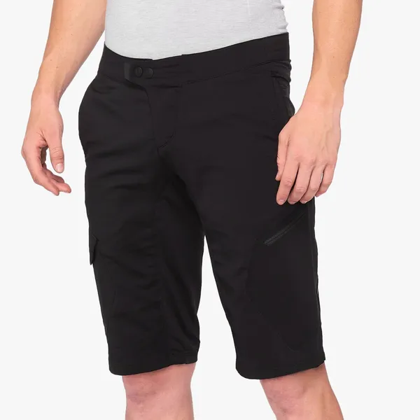 Pantaloni scurti MTB 100% Ridecamp Black 36, 1, nordicamoto.ro