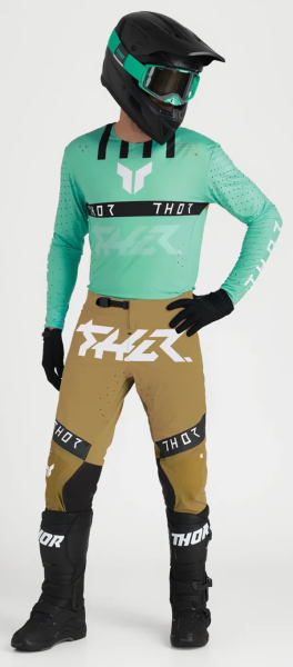 Tricou THOR Sportmode Flite Green XL, 5, nordicamoto.ro