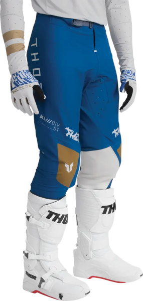 Thor Sportmode Mind Control nadrág, világosszürke/kék, 38-as méret, 3, nordicamoto.ro