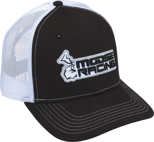 Moose Half-agroid Hat Black, White, 1, nordicamoto.ro