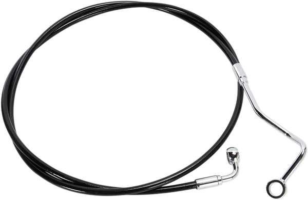 Xr Stainless Upper Brake Line Black, Chrome Oversize [+102 mm (4'')], 1, nordicamoto.ro