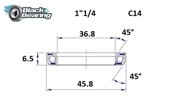 Headset Bearing, 1, nordicamoto.ro
