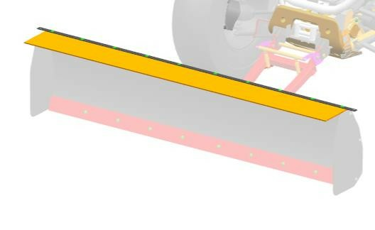 DEFLECTOR SUPERIOR LAMĂ DESZĂPEZIRE CFMOTO 72”, 2, nordicamoto.ro