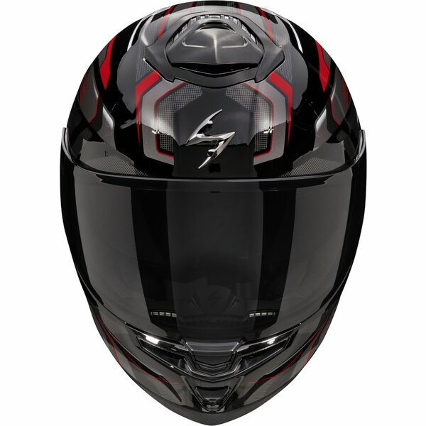 Casca integrala SCORPION EXO-GT SP AIR AUGUSTA Negru/Gri/Rosu L, 3, nordicamoto.ro