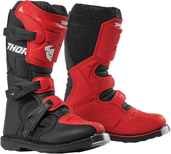 Youth Blitz Xp Boots Black, Red 37, 1, nordicamoto.ro
