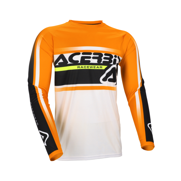 Acerbis Linear Lugo póló, narancssárga/fehér, XL, 1, nordicamoto.ro