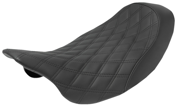 Renegade Lattice Stitch Solo Seat Black, 1, nordicamoto.ro