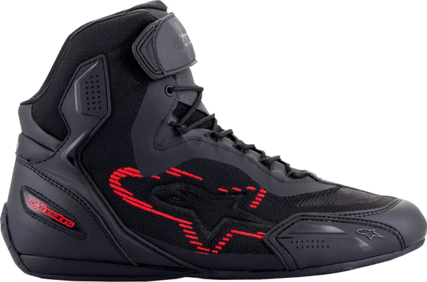 Alpinestars Faster-3 Rideknit csizma, fekete/piros/fehér, 7-es méret, 6, nordicamoto.ro