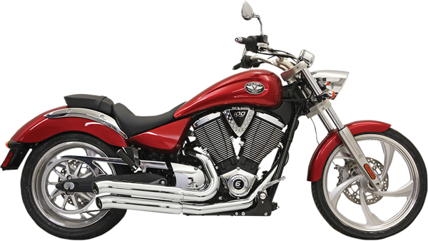 Pro-street Exhaust System Chrome, 1, nordicamoto.ro