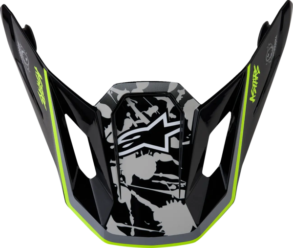 Alpinestars SM7 sisak sárga/szürke/fekete, 1, nordicamoto.ro