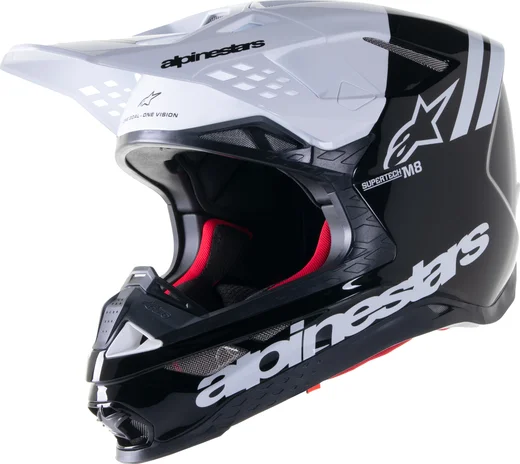 Helmet M8 Rad2 Bl-w GlBlack  L, 2, nordicamoto.ro