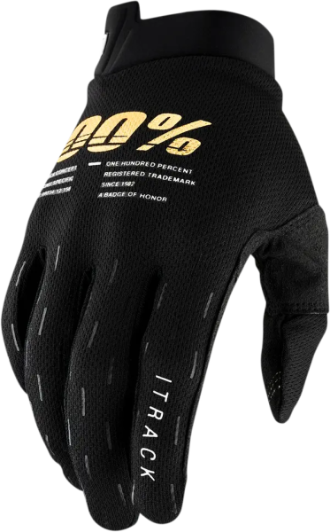 100% iTrack Black S kesztyű, 1, nordicamoto.ro