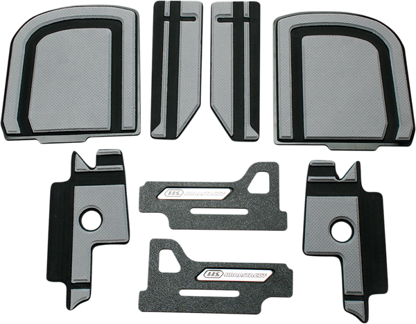 Saddlebag Shelf Set Gray, 3, nordicamoto.ro