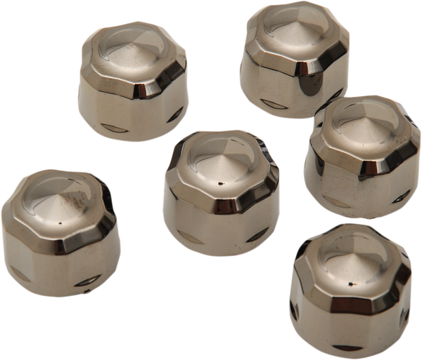 Add On Engine Bolt Cap Set Black Chrome, 2, nordicamoto.ro