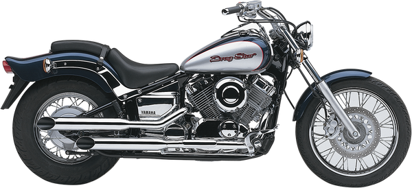 Classic Deluxe Slip-on Mufflers Chrome, 1, nordicamoto.ro