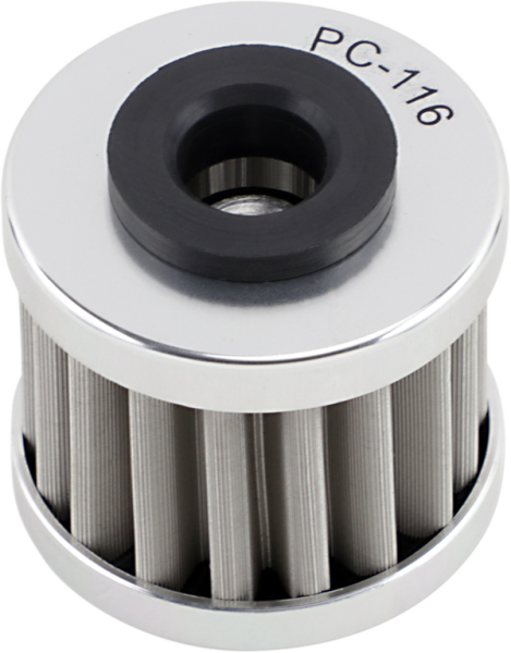 Flo® Stainless Steel  Oil Filter Chrome, 2, nordicamoto.ro