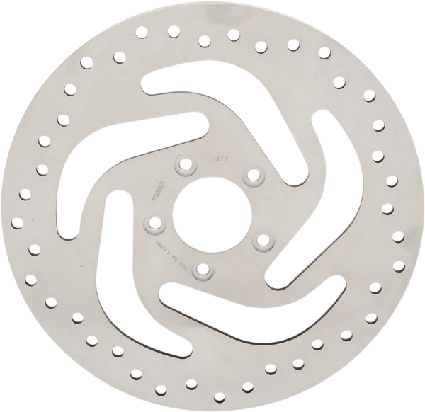 Stainless Steel Drilled Brake Rotor Ground, 1, nordicamoto.ro