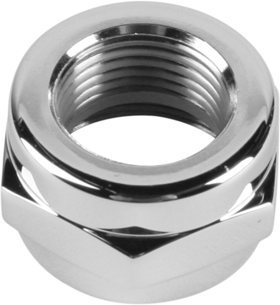 Power-flo Fuel Valve Chrome Adapter Nut Chrome, 1, nordicamoto.ro