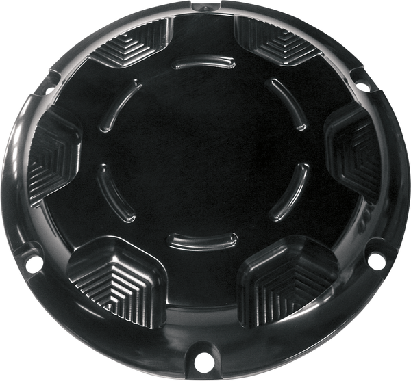 Billet Derby Cover Black Anodized, 2, nordicamoto.ro