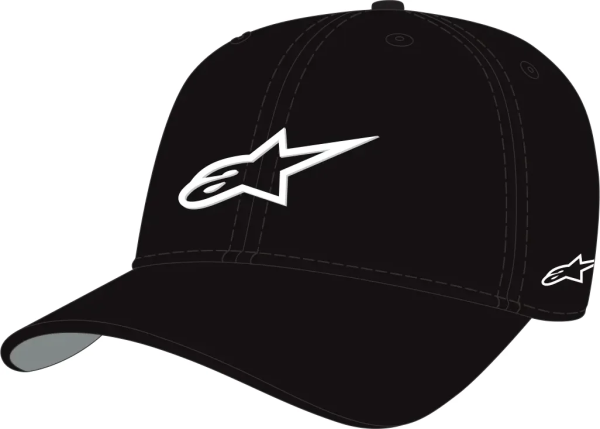 Ageless Curved Bill Hat Black  S/M, 1, nordicamoto.ro
