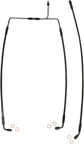 Xr Stainless Extreme Response Front Dot Brakeline Kit Black Oversize [+203 mm (8'')], 1, nordicamoto.ro