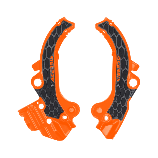 Acerbis X-Grip vázvédők a GasGas MC 65/Husqvarna TC 65/KTM SX 65 24'-27' modellekhez, piros/fekete, 3, nordicamoto.ro