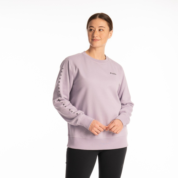 Bluza Dama Klim Morgan Ridge Crew Black - White, 14, nordicamoto.ro