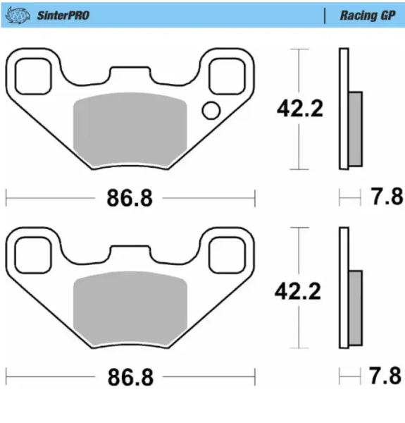 Racing GP Sinterpro terepjáró fékbetétek , 1, nordicamoto.ro