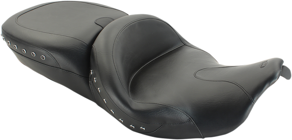 Studded Summit Touring 2-up Vinyl Seat Black, 1, nordicamoto.ro