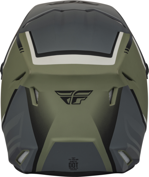 Casca Moto Fly ECE Kinetic Vision Olive/Gri M, 2, nordicamoto.ro