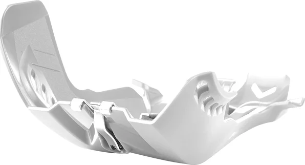 Fortress Skid Plate White, 1, nordicamoto.ro