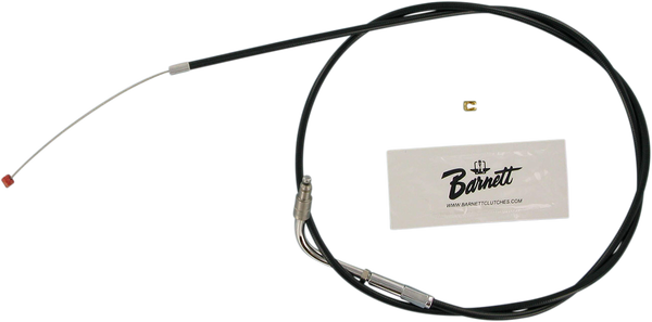 Black Vinyl Throttle/idle Cable Black +152 mm (6''), 1, nordicamoto.ro