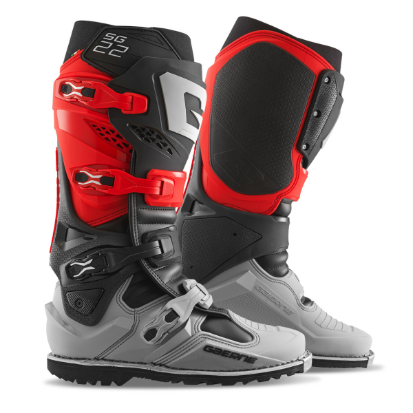 Gaerne SG 22 GORE-TEX ENDURO limitált kiadású csizma, piros/fekete/szürke LE, 4, nordicamoto.ro