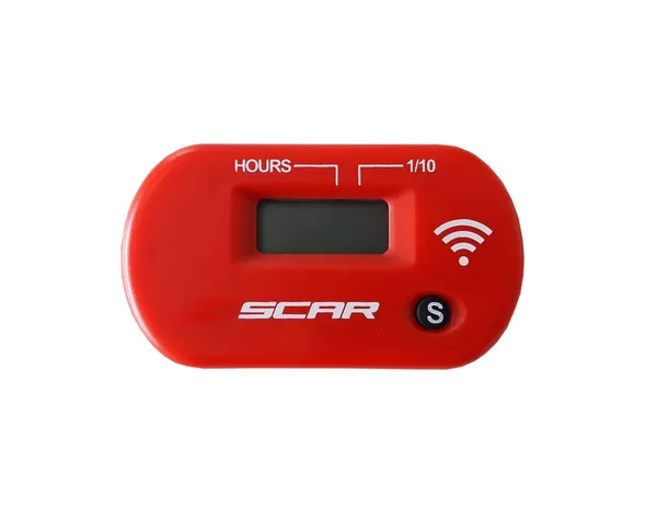 Wireless Vibration Hour Meter Red, 1, nordicamoto.ro