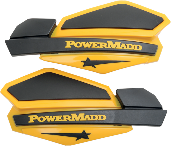 Star Series Handguards Black, Yellow, 1, nordicamoto.ro