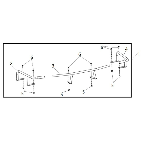HÁTSÓ CSOMAGTARTÓ-KIBŐVÍTŐ CFMOTO CFORCE 600 / 625 / 600 TOURING / 625 TOURING ATV-HEZ (RÖGZÍTŐKÉSZLET NÉLKÜL) – FEKETE, 2, nordicamoto.ro