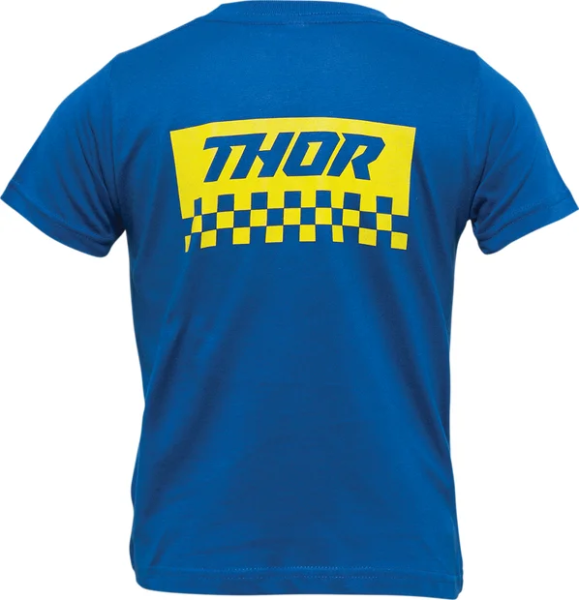 Toddler Checkers T-shirt Blue 4T, 2, nordicamoto.ro