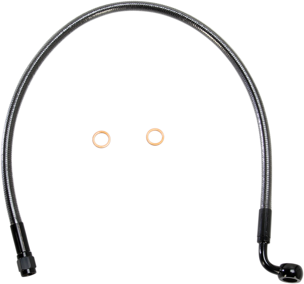 Designer Series Dot Abs-specific Upper Brake Line Kit Black, Black Pearl, 1, nordicamoto.ro