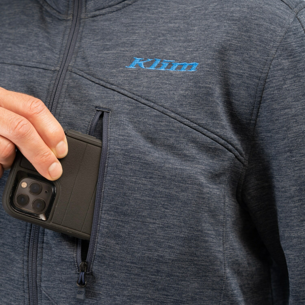 Klim Mid Layer Echo Wool Fleece motorosdzseki, fekete, 3, nordicamoto.ro
