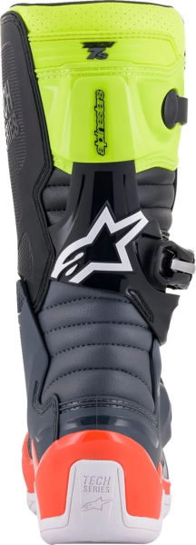 Alpinestars Tech 7S gyermekcsizma, fekete/narancssárga/sárga, 40,5, 5, nordicamoto.ro