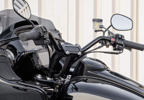 Handlebar Riser Black, 2, nordicamoto.ro