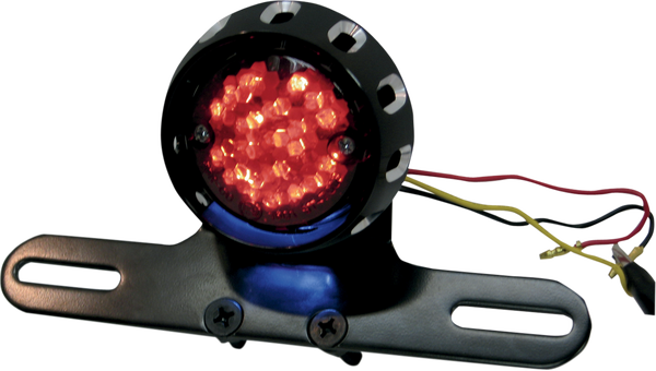 Custom Bobber Led Taillight And License Plate Mount Black, 2, nordicamoto.ro