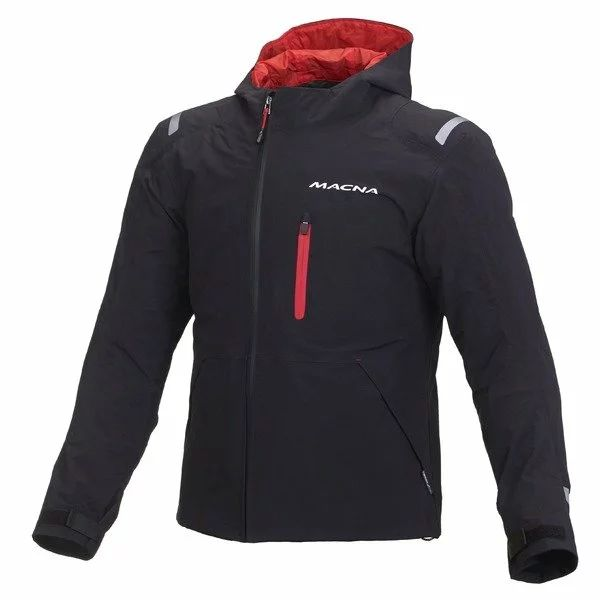 Geaca textil impermeabila MACNA REFUGEE Negru L, 3, nordicamoto.ro